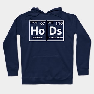 Hods (Ho-Ds) Periodic Elements Spelling Hoodie